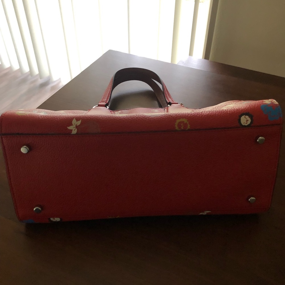 Coach Floral Nolita Satchel Carmine - Picture 3 of 4